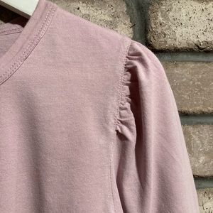 J crew puff sleeve cotton t shirt